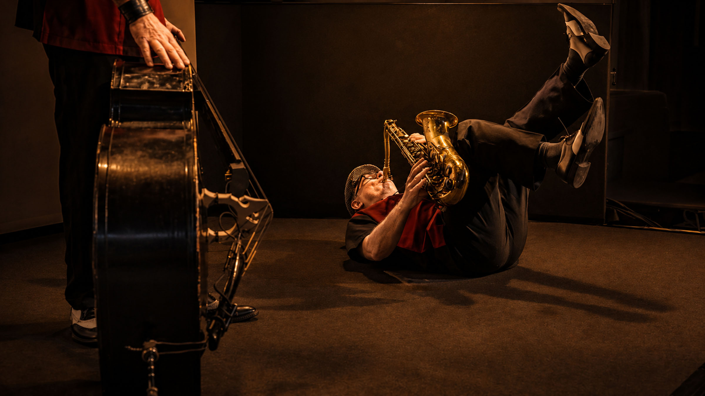 Sax and Bass Performance